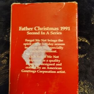 American Greetings Red Father Christmas 1991 Ornament